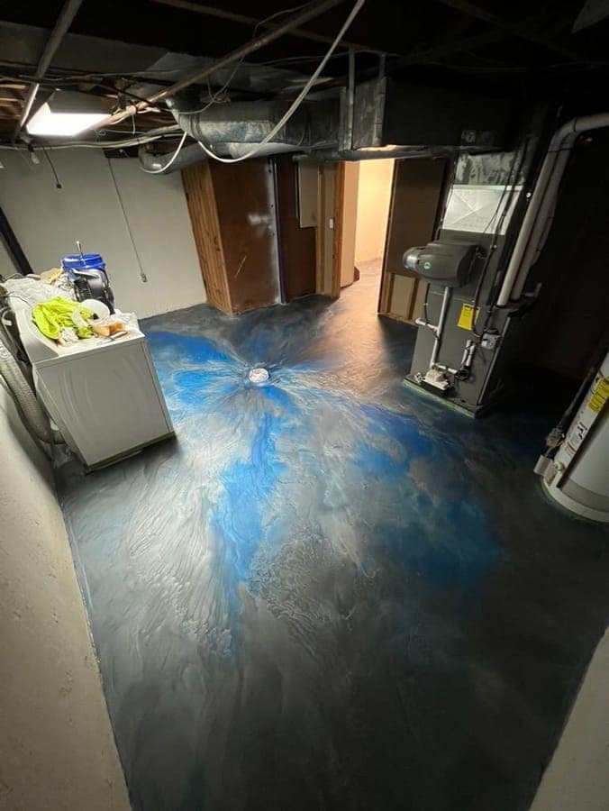 Full Flake Garage Floor Coating — photo 3