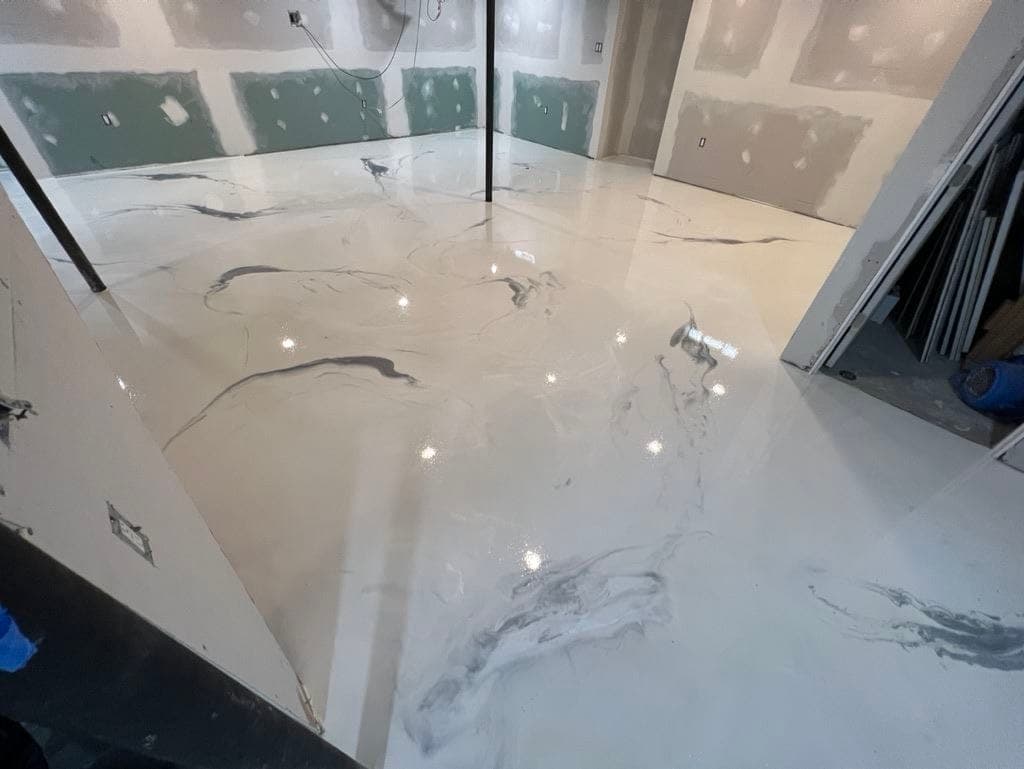 Basement Bar — Epoxy Prep & Coating